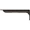 Ekena Millwork Embrey Steel Bracket, Hammered Gray 2"W x 18"D x 6 1/2"H BKTM02X18X06EBHGY - alternate 3